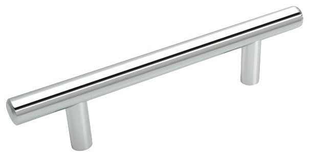Cosmas 305-96CH Polished Chrome 3-3/4"� CTC (96mm) Euro Bar Pull [5-PACK]