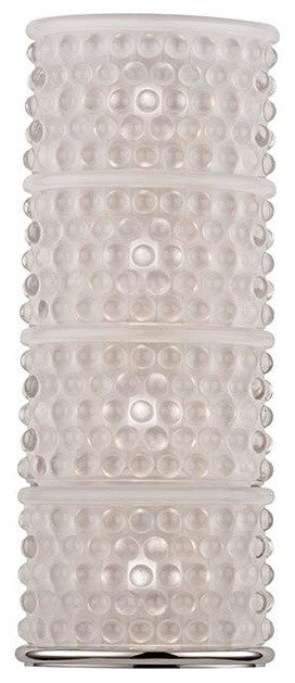 Hebron, Four Light Wall Sconce, Polished Nickel Finish