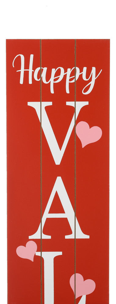 42" Valentine's Wooden Welcome Porch Sign