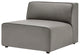 Sectional Sofa Set, Faux Vegan Leather, Gray, Modern, Lounge Hospitality