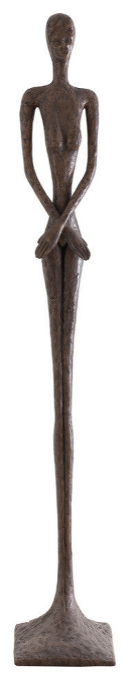 Skinny Female Sculpture, Bronze