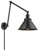 Briarcliff Swing Arm With Switch, Matte Black, Matte Black, Matte Black
