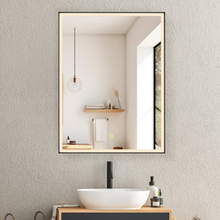 Fenice Surface-Mount/Reccessed LED Lighted Bathroom Medicine Cabinet, 24"