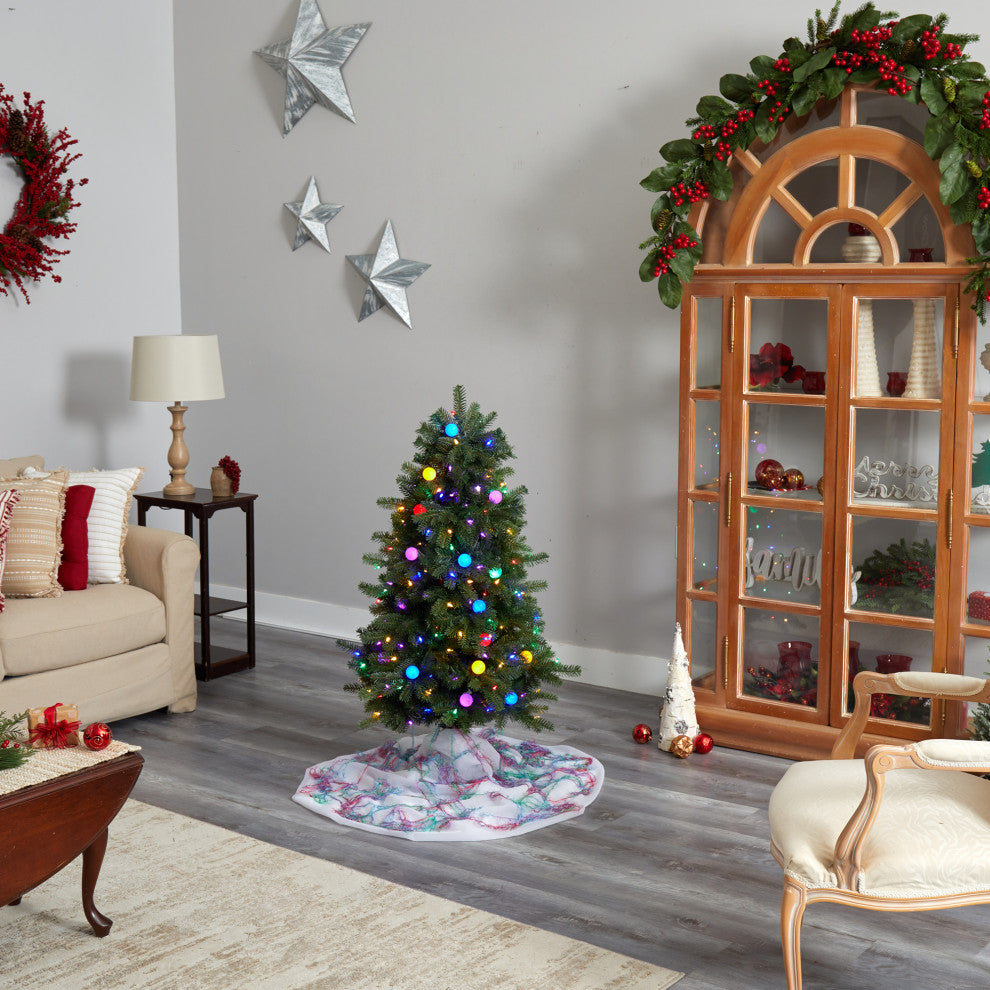 Nearly Natural T3293 4 Montana Mountain Fir Artificial Christmas Tree