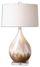 Flavian Glazed Ceramic Lamp By Designer Jim Parsons