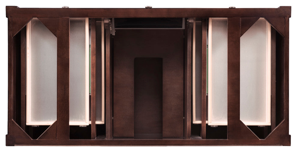 Brittany 48" Vanity, Burnished Mahogany, Without Top