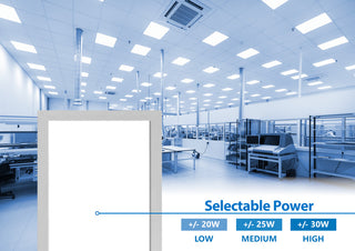 T6C Selectable 1x4 Backlit LED Troffer