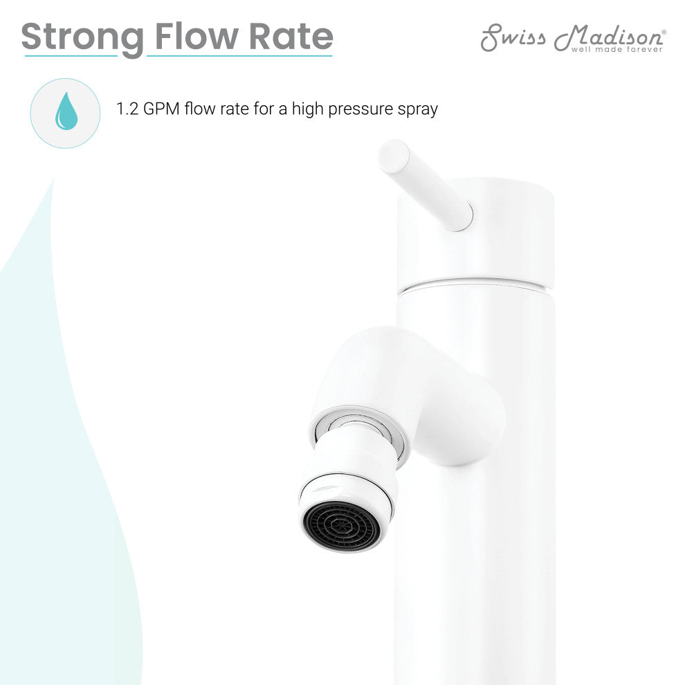 Ivy Bidet Faucet, Matte White
