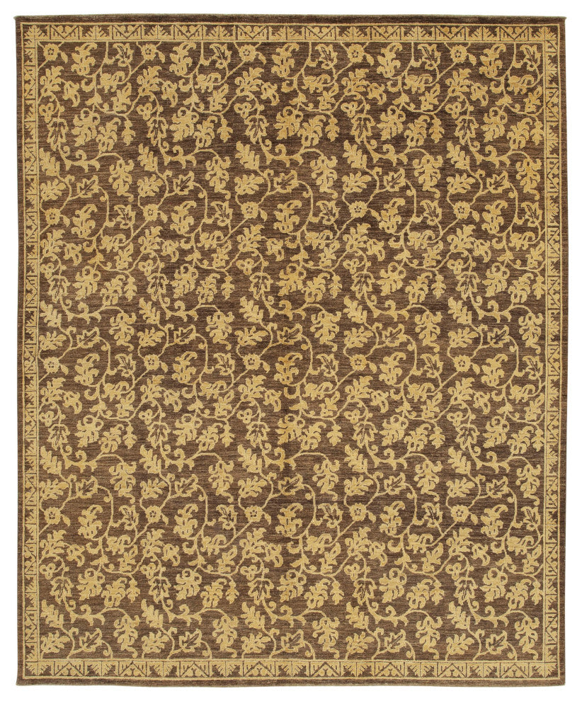 Rug N Carpet - Handmade Oriental 8' 0" x 9' 8" Pastel Oushak Area Rug