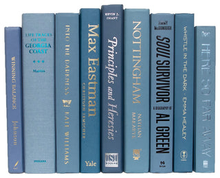 Decorative Books - Marlin Book Bundle - 1 foot of Blue Books