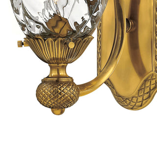 Hinkley Plantation Medium Single Light Sconce, Burnished Brass