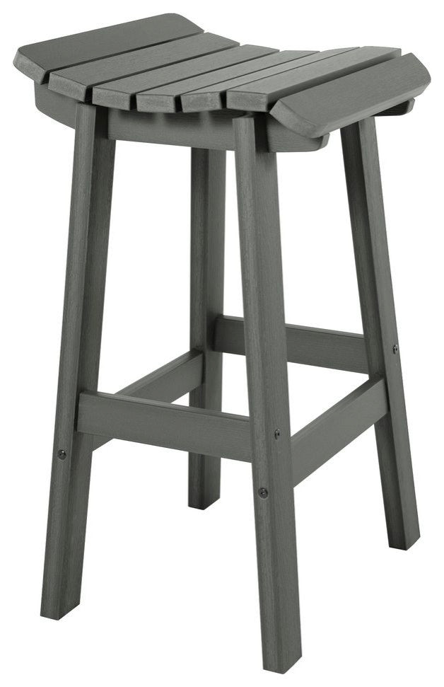 Summit Square Bar Height Stool, Coastal Teak
