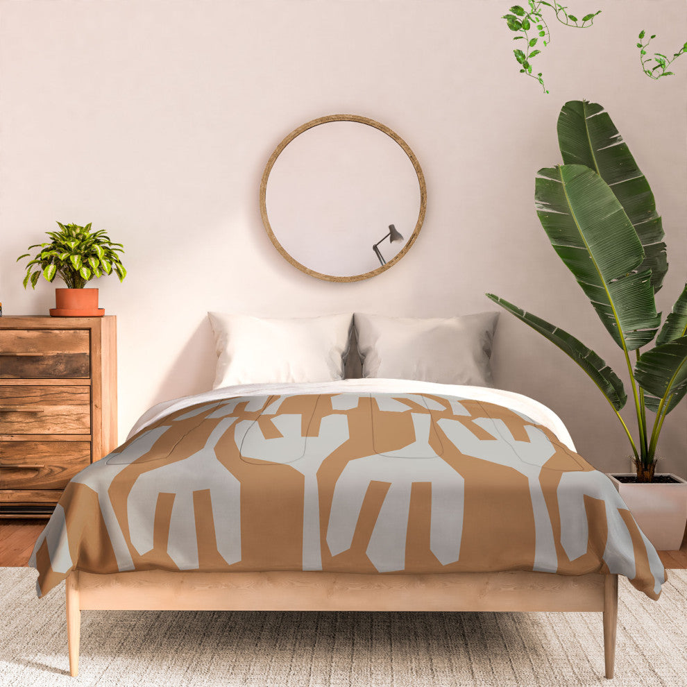 Deny Designs Mirimo Tribal Cinnamon Comforter, Queen