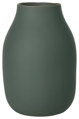 Colora Porcelain Vase Peat, Agave Green