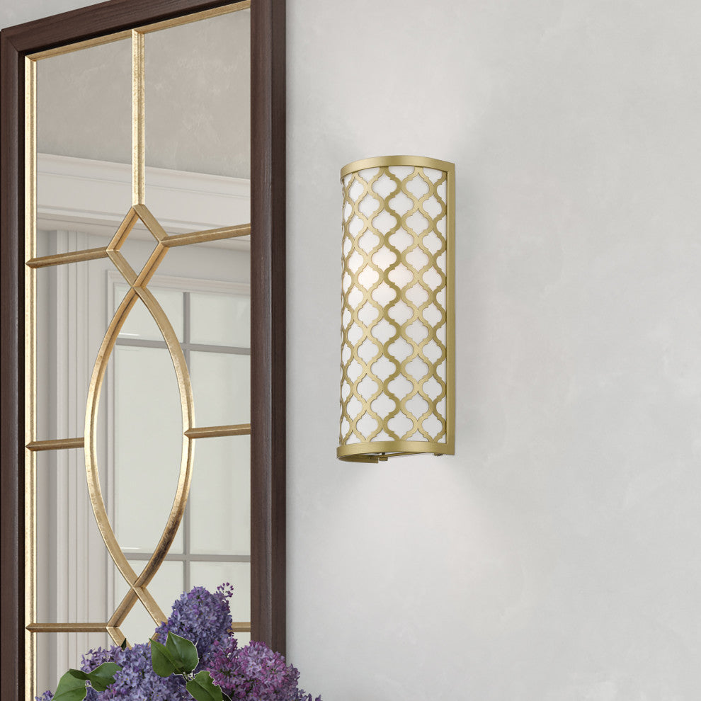 Arabesque 1 Light Soft Gold ADA Single Sconce