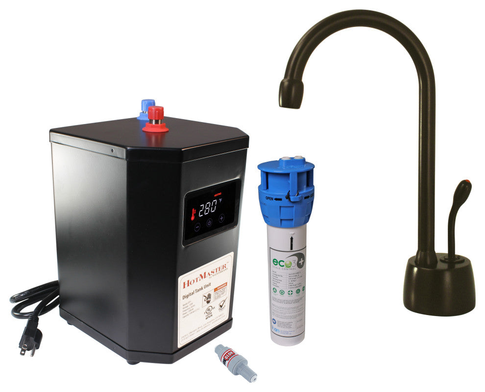 HotMaster DigiHot Instant Hot Water Dispenser and Digital Tank With Filter, Oil Rubbed Bronze