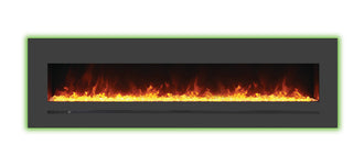 72" Wall Mount / Flush Mount with Steel Surround with clear media