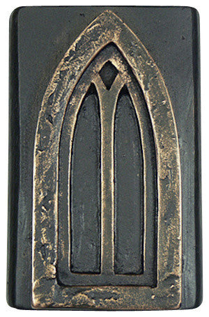 Cathedral Bolt Cover Universal, Polished Pewter