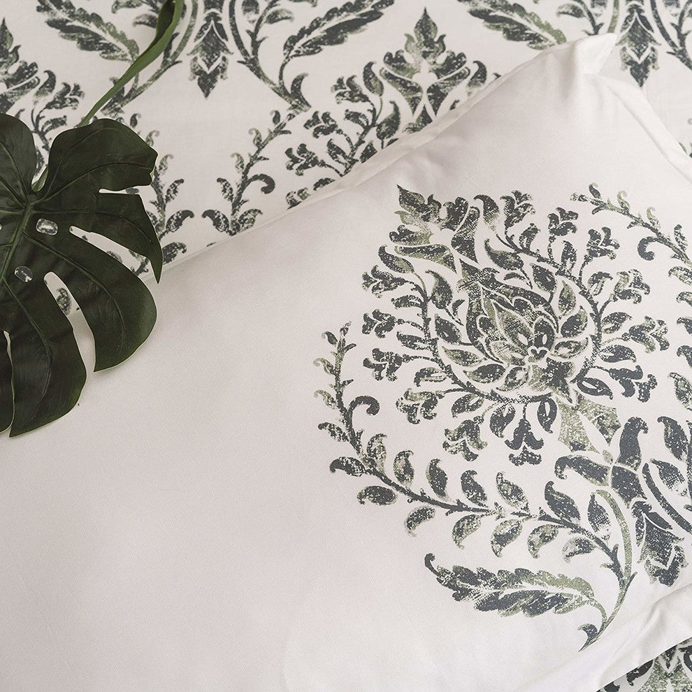 Trellis Reversible Organic Cotton Sham, Set of 2