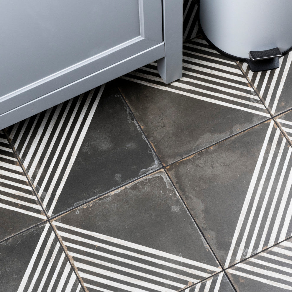 Kings Rombos Night Ceramic Floor and Wall Tile