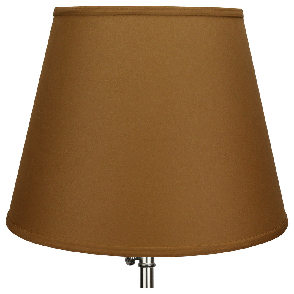 Fenchel Shades 11"x17"x13" Spider Attachment Empire Lamp Shade, Linen Earth