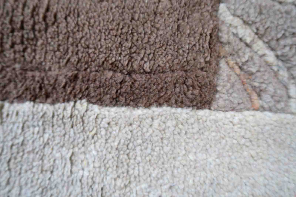 Handmade Vintage Tibetan Khaden Rug 2'x4', 64cmx124cm 1970s