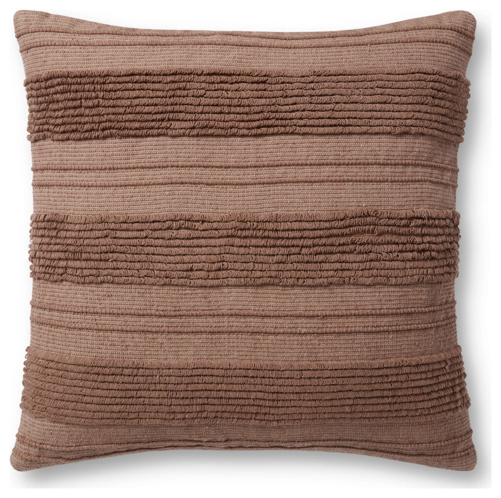 Jean Stoffer x Loloi Kristy Clay 18'' x 18'' Cover WithDown Pillow