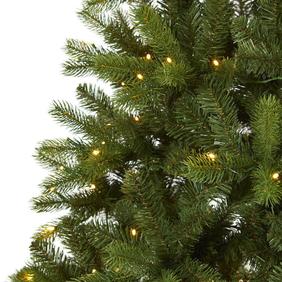 6ï¿½ New Haven Spruce ï¿½Natural Lookï¿½ Artificial Christmas Tree / 350 LED Lights