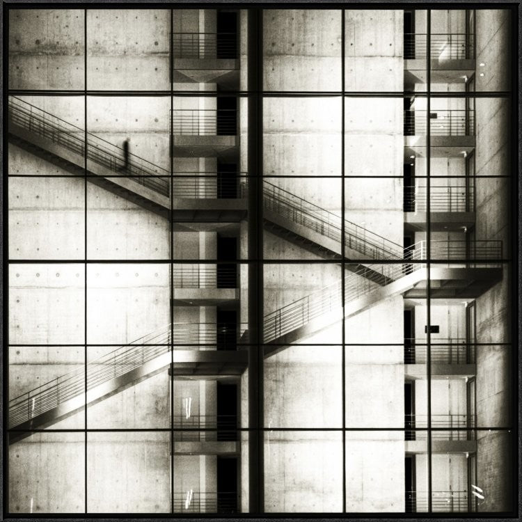 Stairs and Landings, 40"x40"