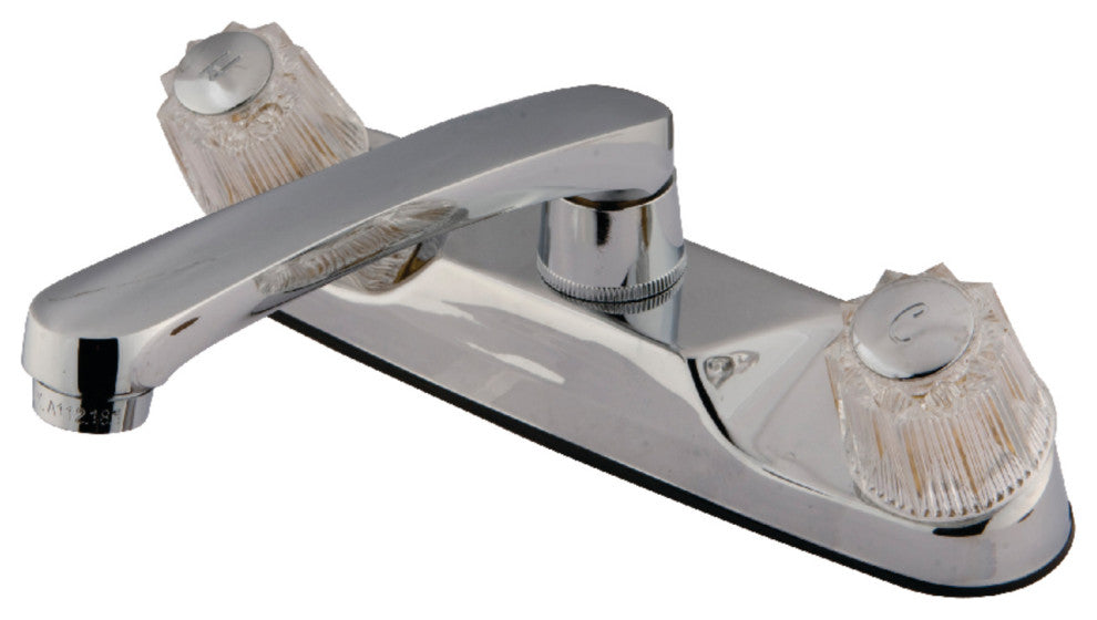 Kingston Brass KF101CP 8" Centerset Kitchen Faucet, Polished Chrome