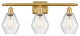 Innovations 516-3W-SG-G654-6-LED 3-Light Bath Vanity Light, Satin Gold