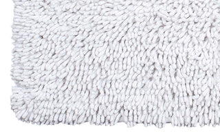 Shaggy Lux Bath Rug Bath Rugs Set, 24x36 Rectangle, White