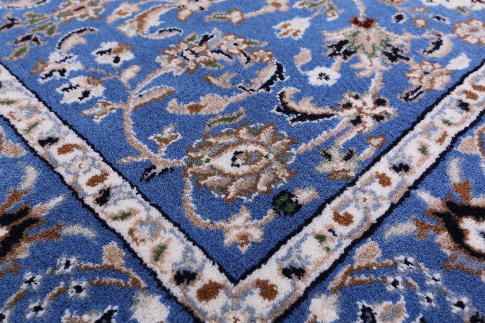 2' 11" X 5' 2" Persian Nain Wool & Silk Handmade Rug - Q15989