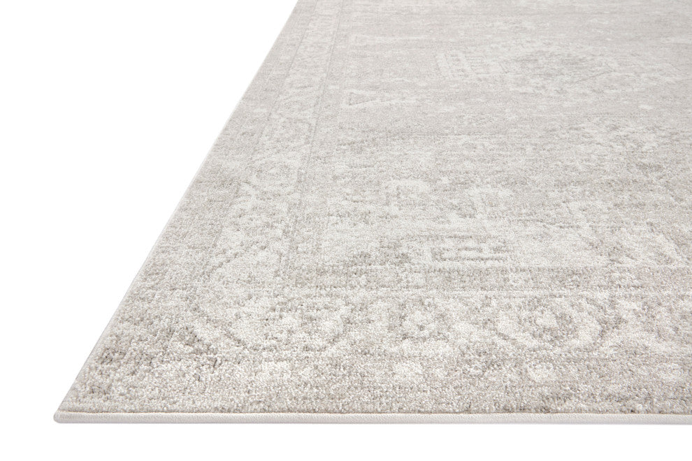 Loloi II Odette Silver / Ivory 5'-3" x 7'-9" Area Rug