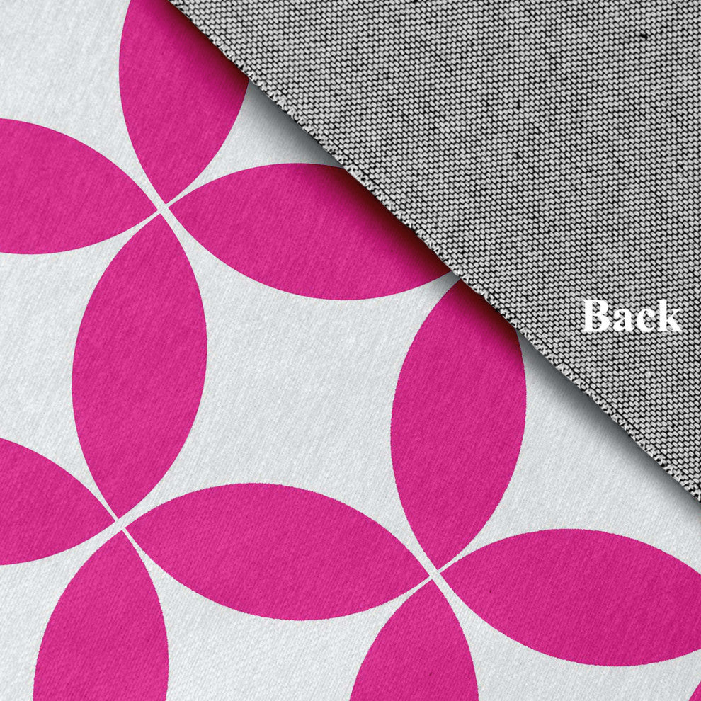 Eye Opener Spring Chenille Rug, Orchid, 4'x6'