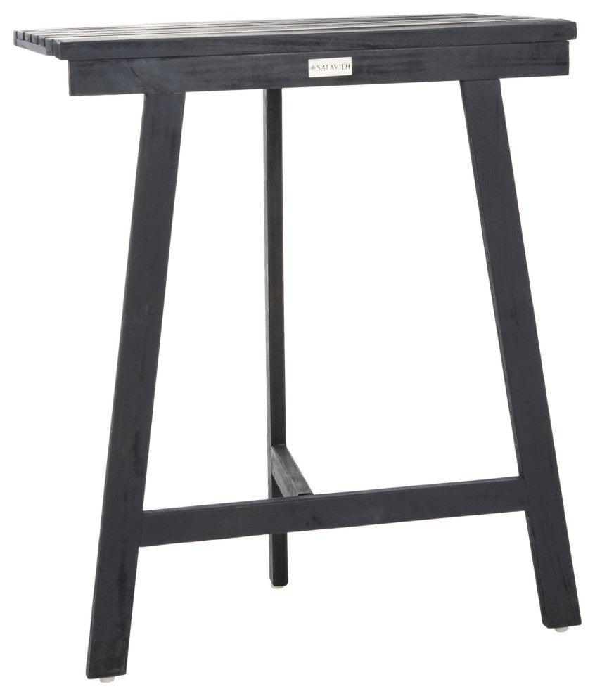 Safavieh Benton Balcony Table, Dark Slate Grey