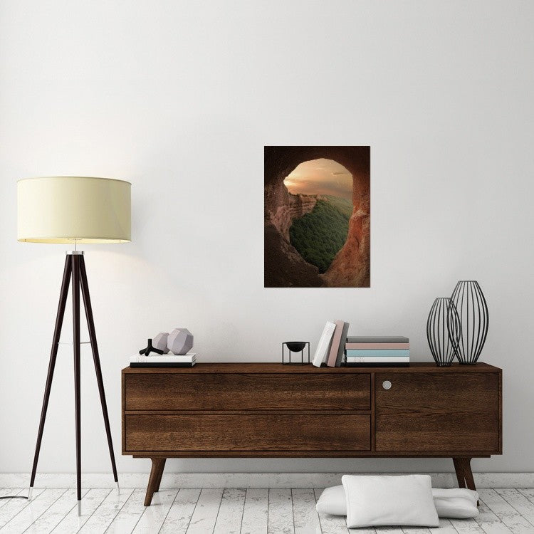 "Slip Down" Stretched Canvas Giclee by Sergio Abevilla, 24x32"