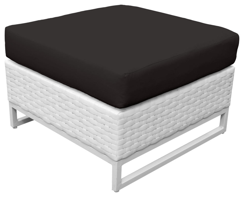 Miami Ottoman in Black