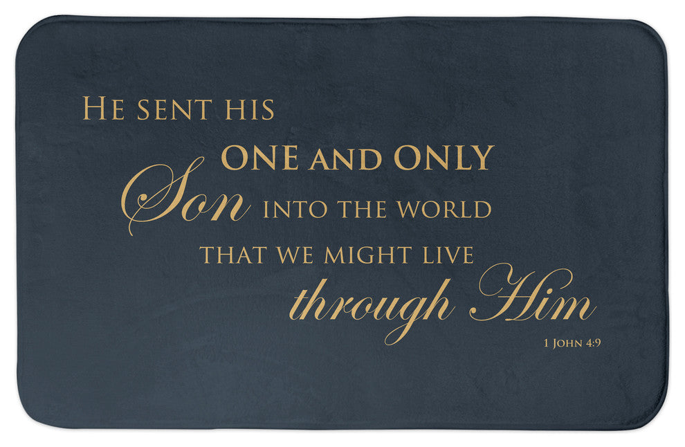 Christmas Quote 34x21 Bath Mat