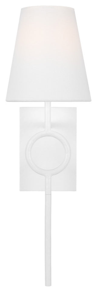 Montour Casual 1-Light Indoor Wall Large Sconce, Matte White