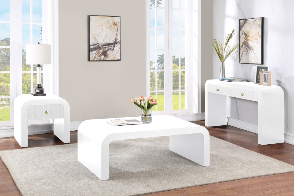 Artisto Console Table, White