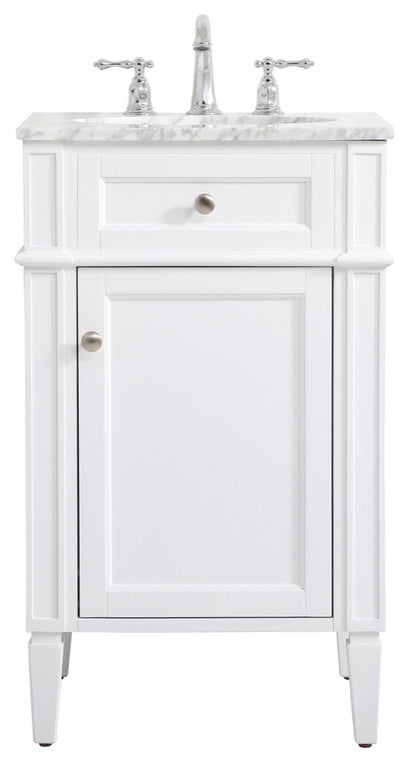 Home Living 21" Single Bathroom Vanity, White