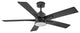Hinkley Alta 52" Ceiling Fan, Matte Black