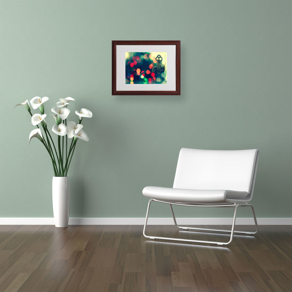 'The Magic is On' Matted Framed Canvas Art by Beata Czyzowska Young