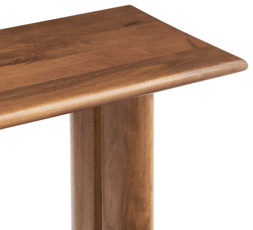 Amistad Wood Console Table - Walnut