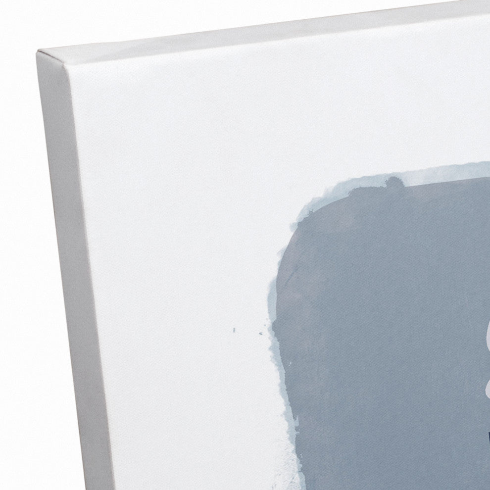 Gather Hearts Blue Mood Pumpkins 2 24"x24" Canvas Wall Art