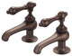 Vintage Classic Basin Lavatory Faucet, Oil Rubbed Bronze, Lever Handles