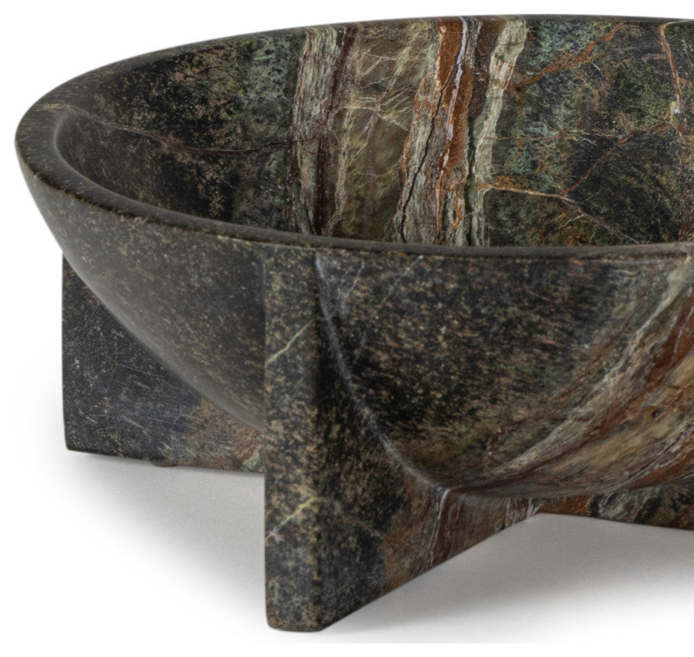 Tribune Marble Bowl Small, Green