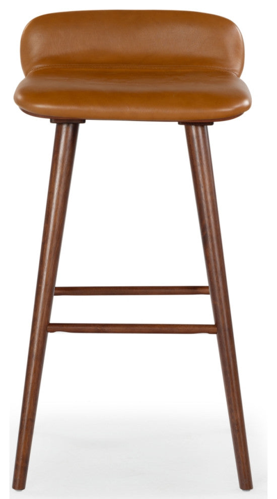 Safavieh Couture Tazmyn Barstool, Brown/Walnut