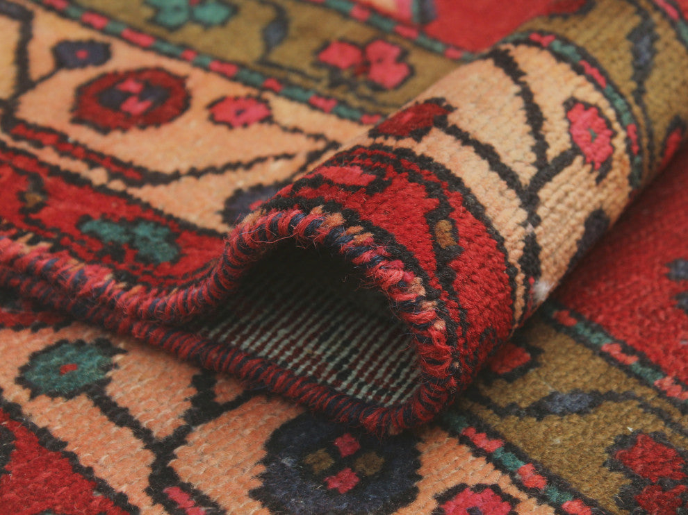 Fine Vintage Distressed Ani Red Rug